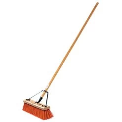 Leonard 18-Inch Heavy-Duty Push Broom With Hardwood Handle -Garden Outdoor 1318 2