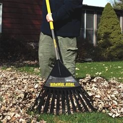 Clog-Free Poly Leaf Rake -Garden Outdoor 1906300 2 1