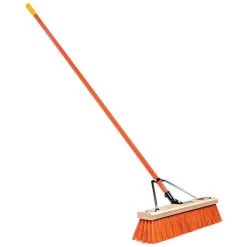 Leonard 24-Inch Heavy-Duty Push Broom With Steel Handle -Garden Outdoor 2324 1