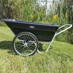 Muller's Original Smart Cart, Black 7 Cu. Ft. Tray With 20" Spoke Wheels
