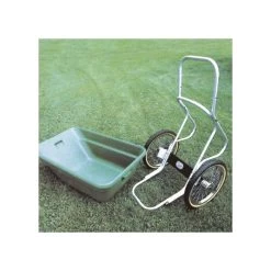 Muller's Original Smart Cart, Green 7 Cu. Ft. Tray With 20" Flat Free Spoke Wheels -Garden Outdoor 37gb ff 4