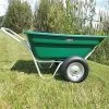 Muller's Original Smart Cart, Green 7 Cu. Ft. Tray With 16" Turf Wheels