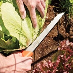 Leonard Wavy Edge Stainless Steel Cut-All Knife, 8-Inch Blade -Garden Outdoor 4041t 4