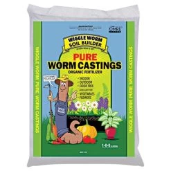 Wiggle Worm Soil Builder With Earthworm Castings, 30-Pound Bag