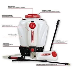 Chapin Mixes On Exit 4-Gallon Backpack Sprayer -Garden Outdoor 63950 features graphic