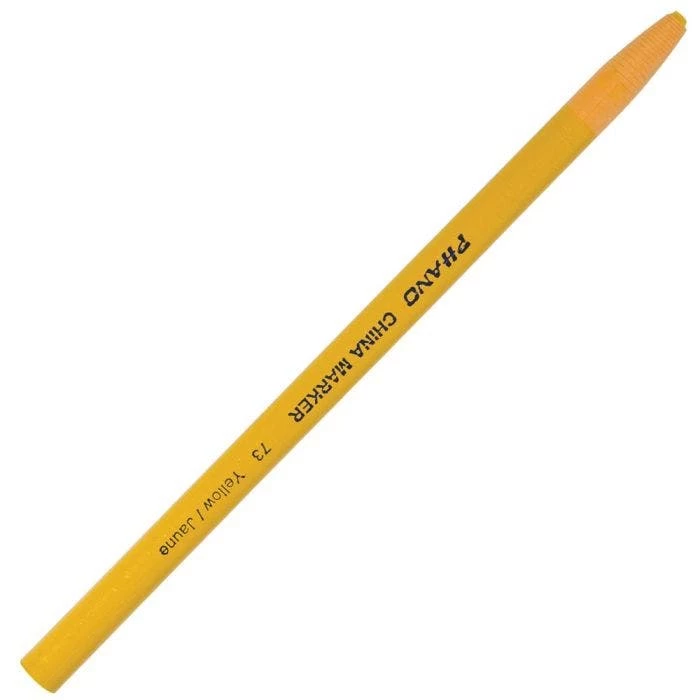 Yellow China Marker Pencils, Box Of 12 1 Yellow China Marker Pencils, Box Of 12