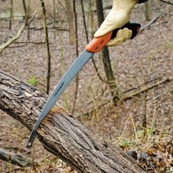 Leonard Tri Edge Curved Blade Pruning Saw And Scabbard Combo Rubberized Handle -Garden Outdoor 713ts np 3