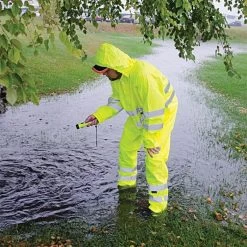 Majestic Hi-Vis High-Visibility Class III Rainwear Jacket - Size 2XL -Garden Outdoor 751351 2