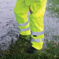 Majestic Hi-Vis High-Visibility Class III Rainwear Jacket - Size 2XL -Garden Outdoor 751351 4