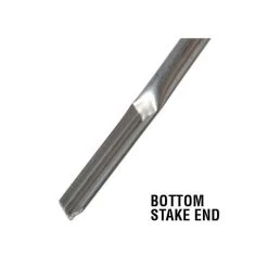 Galvanized Sign Holder, 7 In X 5 In W/ 36 In Tube Leg -Garden Outdoor 7536t 3