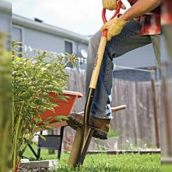 Leonard Drain Spade With 30-Inch Wood D-Grip Handle -Garden Outdoor ad16 7