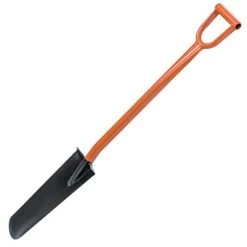 Leonard All-Steel Drain Spade With D-Grip Handle -Garden Outdoor ads16 1