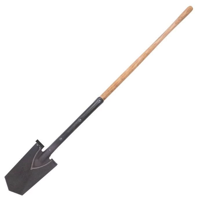 Leonard Full Strap Diamond Point Spade With Straight Handle And Rubber Foot Pad 1 Leonard Full Strap Diamond Point Spade With Straight Handle And Rubber Foot Pad