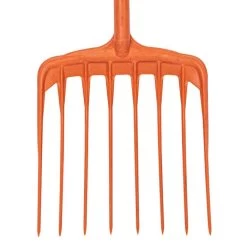 Poly Mulching Fork With D-Grip Handle By A.M. Leonard, 8 Tine, 15in Scoop X 44in Length, Lifetime Warranty -Garden Outdoor apf810 1 1