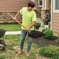 Leonard 8-Tine Poly Mulching Fork With Straight Handle -Garden Outdoor apf815 live 10.20.22