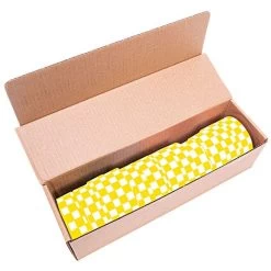 Yellow And White Checkerboard Tagging Tape, Box Of 12 Rolls