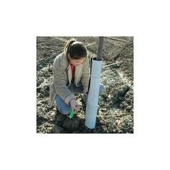 Tree Guard Corrugated Plastic Black White 24in X 8in -Garden Outdoor cg2408 3