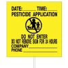 Quick-Fill Pesticide Warning Signs, Case Of 1,000