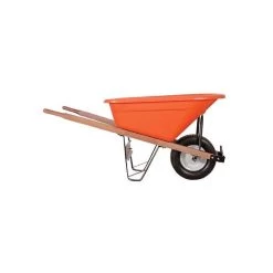 Leonard 6-Cubic-Foot Capacity Poly Tray Wheelbarrow With Flat-Free Tire 11 Leonard 6-Cubic-Foot Capacity Poly Tray Wheelbarrow With Flat-Free Tire -Garden Outdoor fwb6 1 1