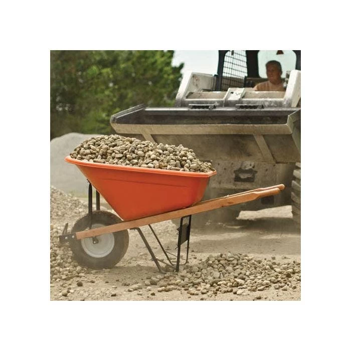 Leonard 6-Cubic-Foot Capacity Poly Tray Wheelbarrow With Flat-Free Tire 6 Leonard 6-Cubic-Foot Capacity Poly Tray Wheelbarrow With Flat-Free Tire - Image 6