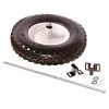 Leonard Two-Wheel Wheelbarrow Conversion Kit, Flat-Free Diamond Tread Tires