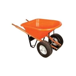 Leonard Two-Wheel Wheelbarrow Conversion Kit, Flat-Free Tires -Garden Outdoor fwbkt 4 1