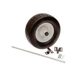 Leonard Two-Wheel Wheelbarrow Conversion Kit, Flat-Free Tires
