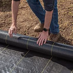 3.2oz Premium Woven Ground Cover 10ft (Folded) X 300ft 8 3.2oz Premium Woven Ground Cover 10ft (Folded) X 300ft -Garden Outdoor gc103 live rolling 5.2.23