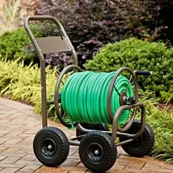 Liberty Garden Hose Wagon With Flat Free Tires, 250ft Capacity -Garden Outdoor hw250ff live