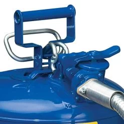 Justrite Type II Accuflow Safety Can, 5 Gal, Blue -Garden Outdoor jr2503 1 1
