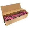 Glo-Pink And Black Candy Stripe Tagging Tape, Box Of 12 Rolls