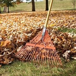 Steel 24 Tine Spring Rake By A.M. Leonard, Lifetime Warranty -Garden Outdoor msr 224u 4
