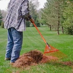 Leonard Spring Rake, 24-Tine Head With Fiberglass Handle -Garden Outdoor msrf 224 3