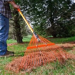 Leonard Spring Rake, 24-Tine Head With Fiberglass Handle -Garden Outdoor msrf 224 3 1