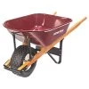Scenic Road 6-Cubic-Foot Capacity Steel Tray Wheelbarrow With Pneumatic Turf Tire