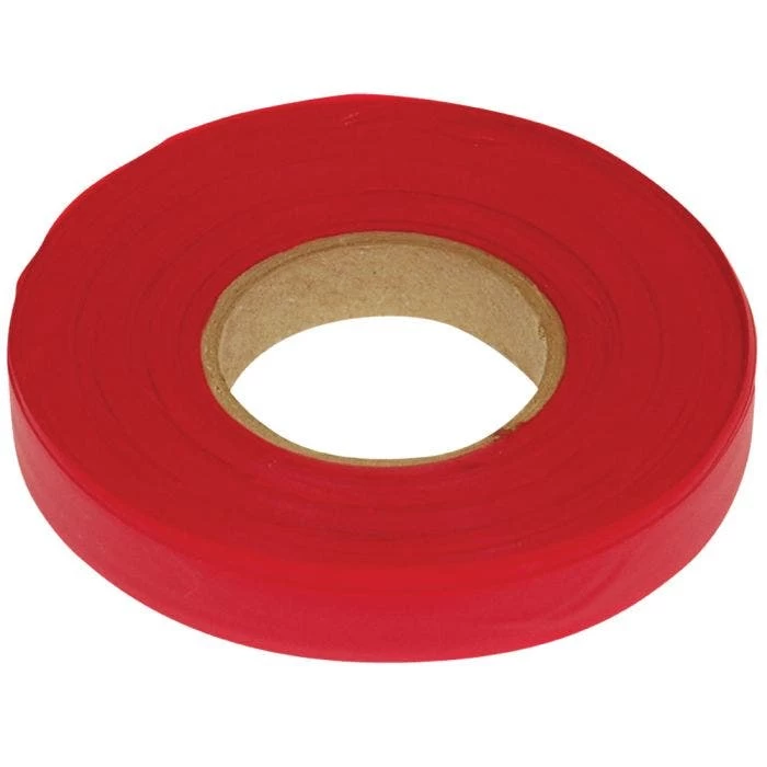 Narrow Red Tagging Tape, Box Of 20 Rolls 1 Narrow Red Tagging Tape, Box Of 20 Rolls