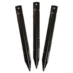 Permaloc Set Of Six 8-foot Long Sections - Black Anodized Finish -Garden Outdoor pba8 stakes