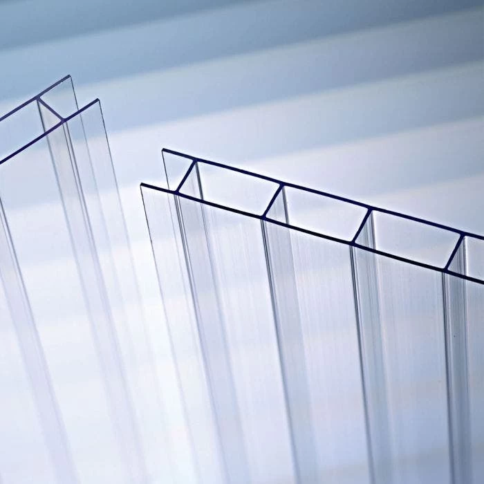 Polycarbonate Panel 8mm Twin Wall, Clear, 4' X 24' 1 Polycarbonate Panel 8mm Twin Wall, Clear, 4' X 24'