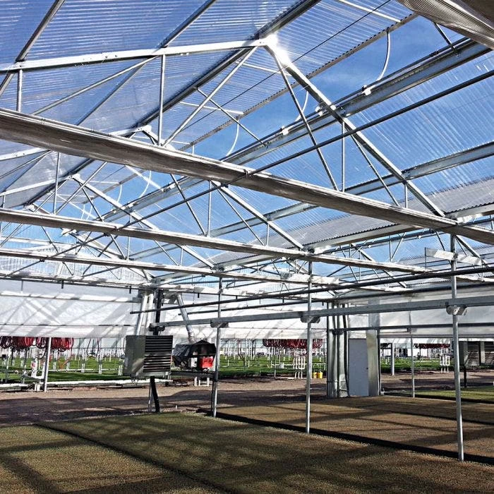 Polycarbonate Panel Greca Corrugated, High Diffusion Soft White, 4' X 16' 2 Polycarbonate Panel Greca Corrugated, High Diffusion Soft White, 4' X 16' - Image 2