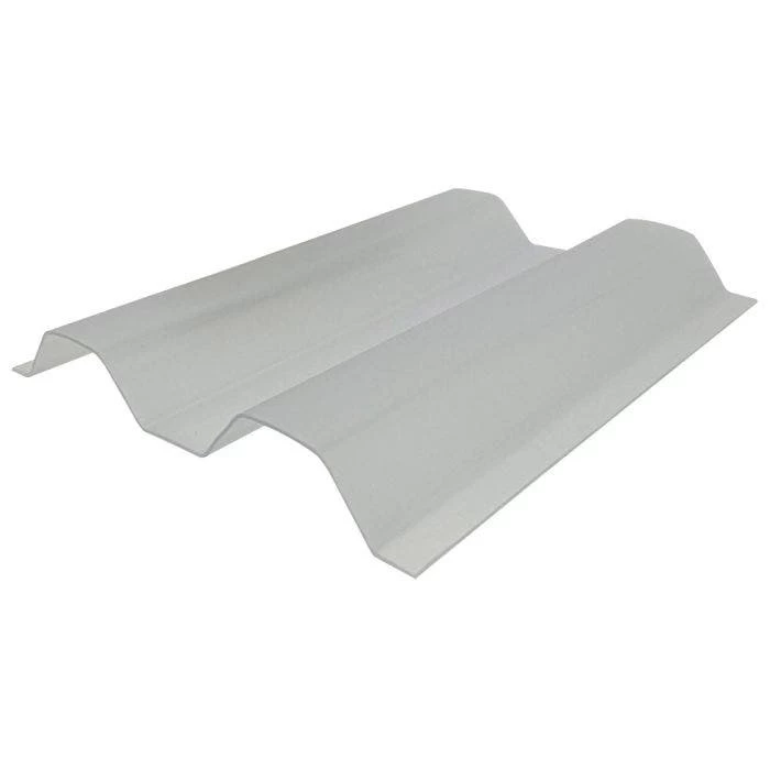 Polycarbonate Panel Greca Corrugated, High Diffusion Soft White, 4' X 16' 1 Polycarbonate Panel Greca Corrugated, High Diffusion Soft White, 4' X 16'