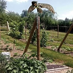 Bird-X Prowler Owl Decoy With Realistic Moving Wings -Garden Outdoor prowl 5