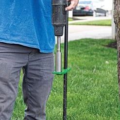 Jameson 3/4" Hammer Drill Ground Rod Driver -Garden Outdoor rd0034 live vert mid 1