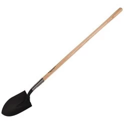 Leonard Round Point, Open Back Shovel W/ 48" Ash Handle