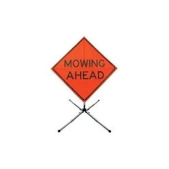 Roll Up Safety Sign - Dynalite Kicklock Stand -Garden Outdoor sl36 3