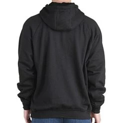 BERNE Mastic Thermal-Lined Hooded Quarter-Zip, Black, Extra-Large Tall -Garden Outdoor sp350bk xlt 2