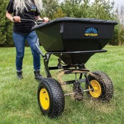 Spyker Ergo-Pro Spreader 80lb With Powder Coated Frame -Garden Outdoor spy80 1p 9 1