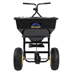 Spyker Ergo-Pro Spreader 80lb With Powder Coated Frame -Garden Outdoor spy80 1p front 1