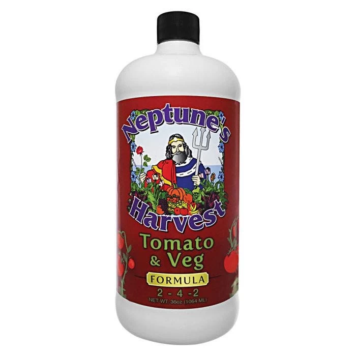 Neptune's Harvest 2-4-2 Tomato & Veg Formula, 1 Quart 1 Neptune's Harvest 2-4-2 Tomato & Veg Formula, 1 Quart