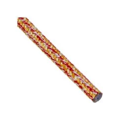 Samson Vortex 24-Strand Climbing Line, 0.5in (12.7mm) X 120ft, Hot