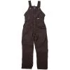 BERNE Women's Softstone Insulated Bibs, Dark Brown, Size 4XL
